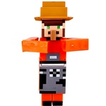 FIGURKA MINECRAFT ZESTAW FIGUREK 3w1 ALEX KOŃ VILLAGER + MIECZ DODATKI XXL