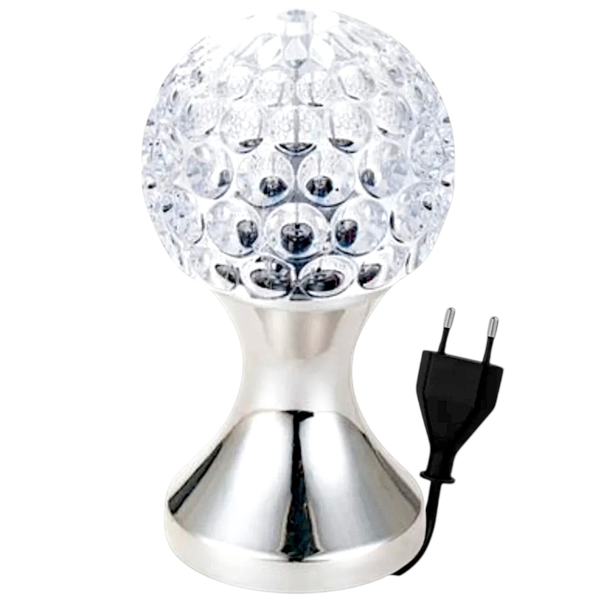 LAMPKA LED OBROTOWA DEKORACYJNY PROJEKTOR OBROTOWY ŚWIECI LED 18CM KULA