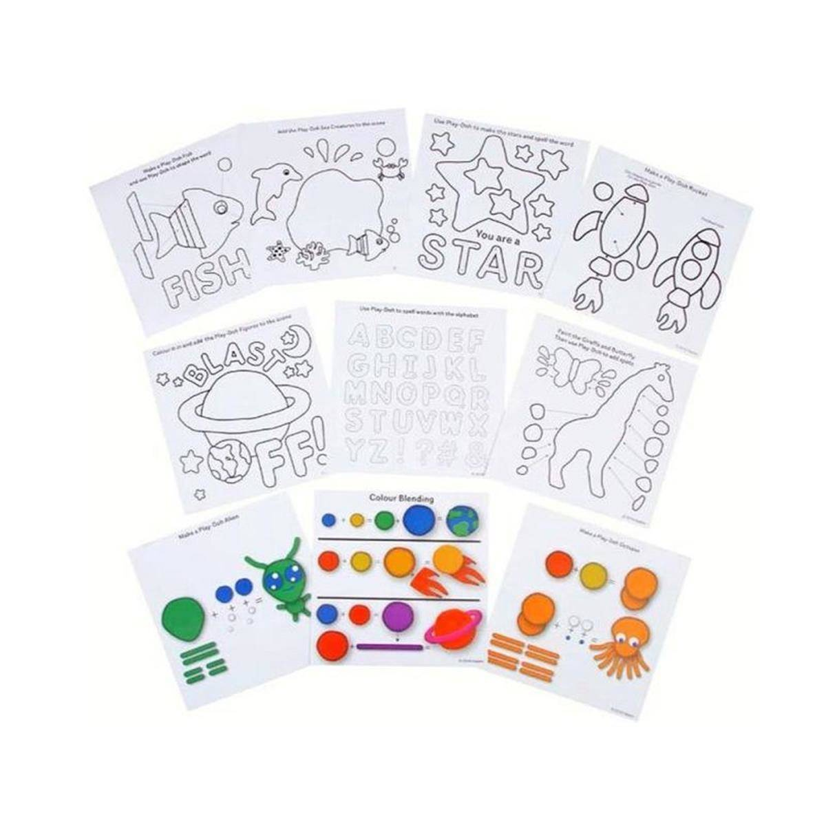 PLAY DOH Zestaw do kolorowania E4909