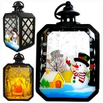 LAMPKA ŚWIĄTECZNA LATARENKA BOŻE NARODZENIE MAGICZNY LAMPION LED MIKOŁAJ