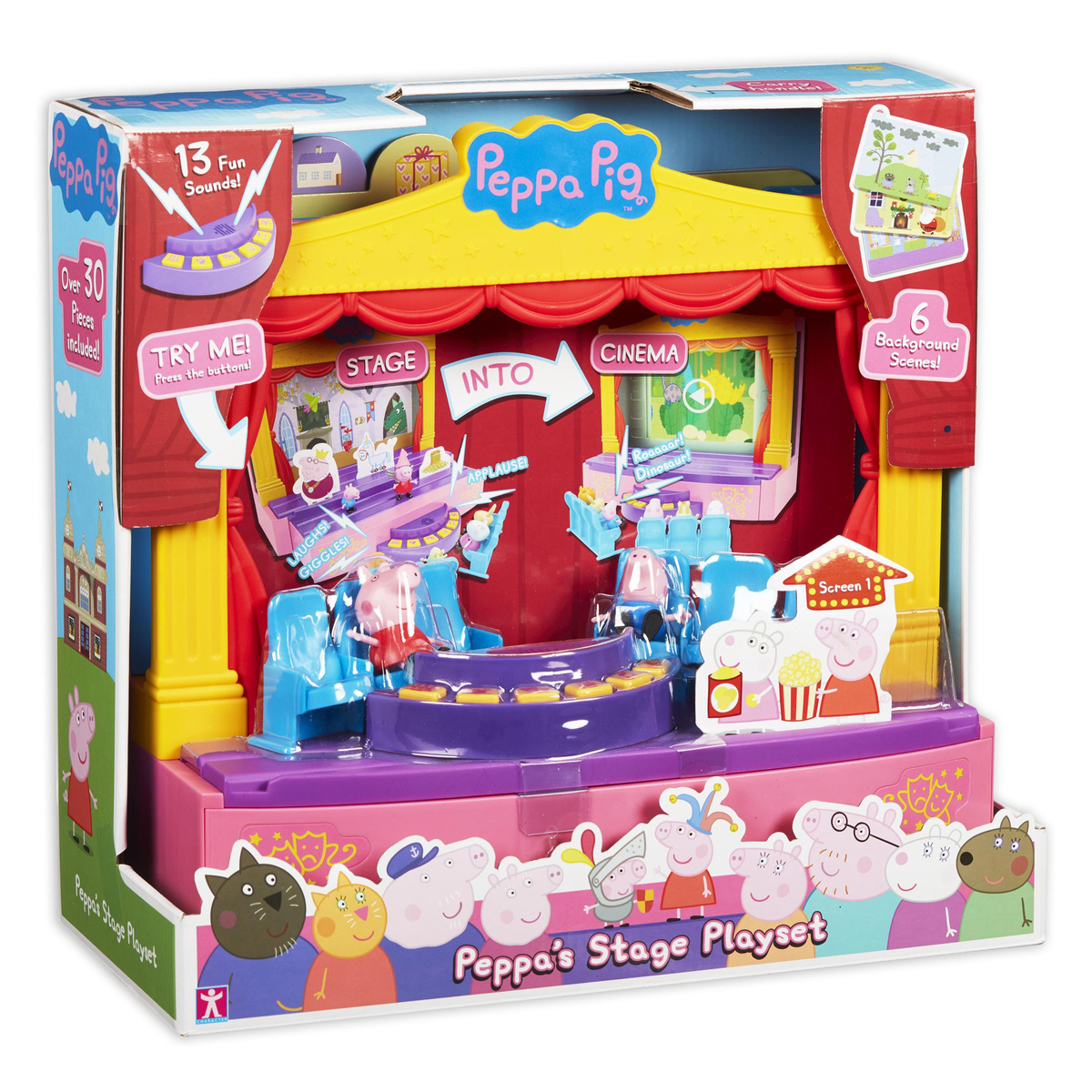 TM TOYS Świnka Peppa Zestaw Scena teatralna