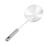 ŁYŻKA CEDZAKOWA SITKO DO PIEROGÓW SZUMÓWKA CHOCHLA DUŻY CEDZAK Z RĄCZKĄ