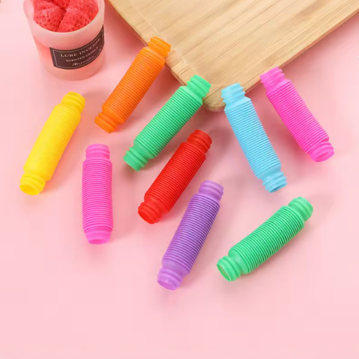 RURKA ANTYSTRESOWA SENSORYCZNA GNIOTEK RURA POP TUBE XXL MEGA ROZCIĄGLIWA