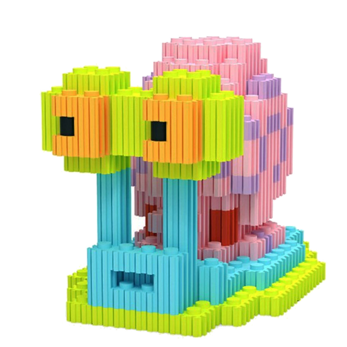MAGIC BLOCK SPONGE BOB GACUŚ KLOCKI ZABAWKA