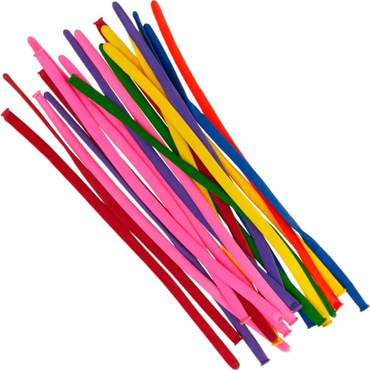 BALONY DO MODELOWANIA SKRĘCANIA 20SZT Z POMPKĄ RURKI KOLOROWE ZESTAW POMPKA