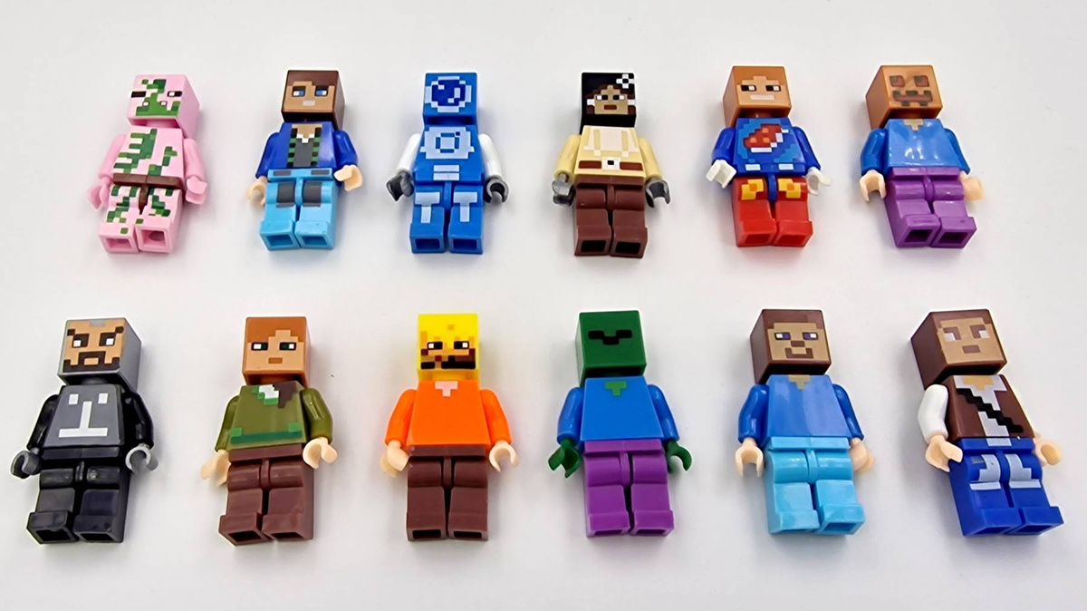 MINECRAFT zestaw 12 figurek + akcesoria