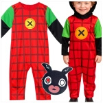 STRÓJ KRÓLIK BING PRZEBRANIE NA BAL HALLOWEEN KARNAWAŁ KOSTIUM + MASKA 