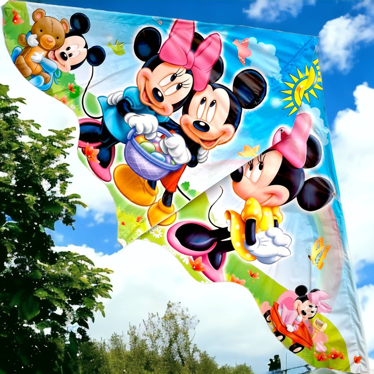 MYSZKA MINNIE Latawiec dla dzieci 120x60 cm