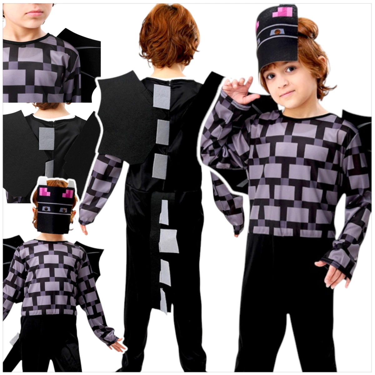 MINECRAFT STRÓJ SMOKA ENDERDRAGON rozmiar S