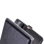 ETUI NA PAPIEROSY ELEGANCKA PAPIEROŚNICA NA 20 PAPIEROSÓW EKOSKÓRA METAL