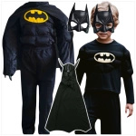 STRÓJ BATMAN DLA CHŁOPCA 3w1 KOSTIUM + MASKA rozmiar L