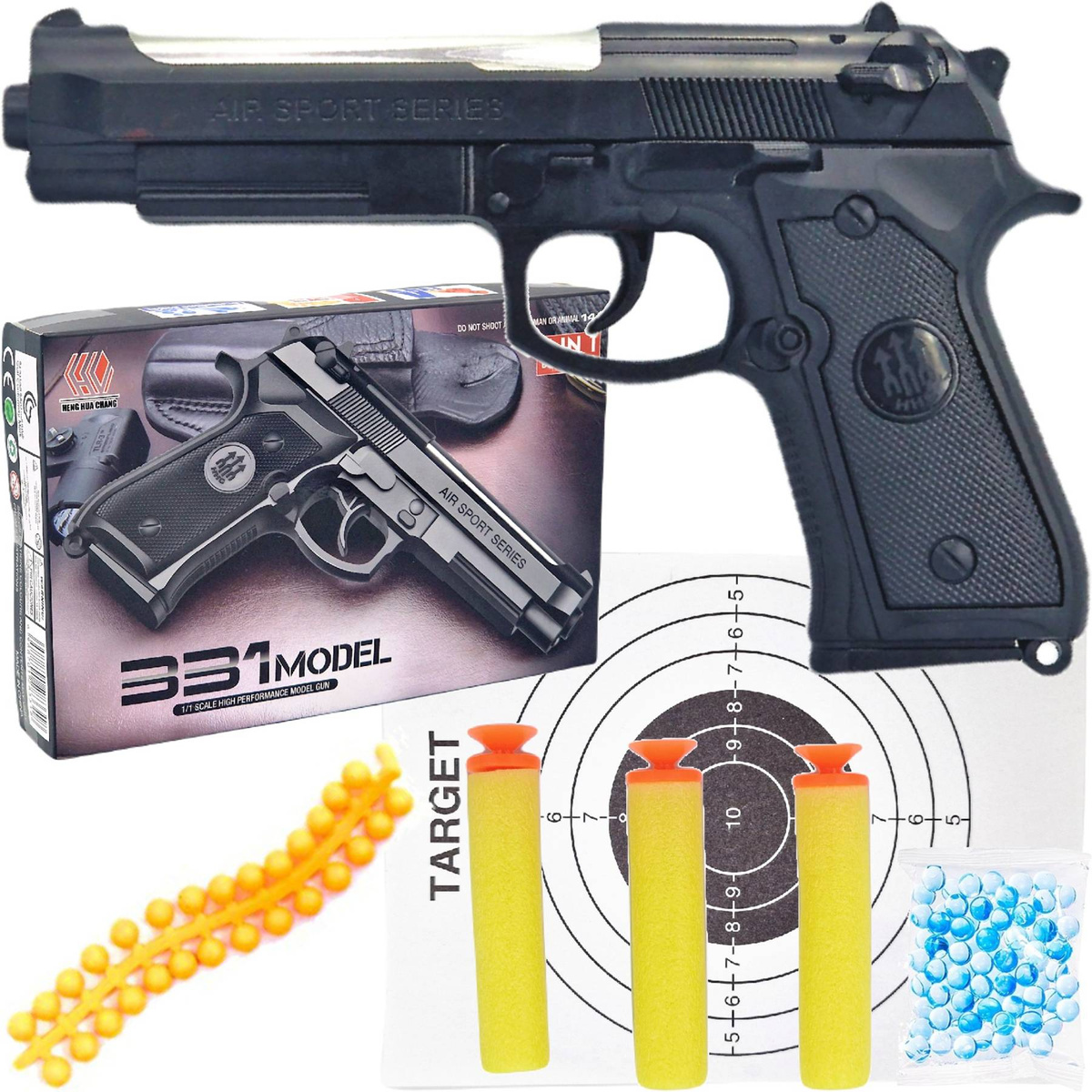 Pistolet Na Kulki Żelowe Zestaw