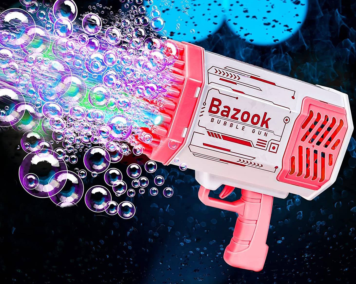 Pistolet wyrzutnia do robienia baniek mydlanych 69