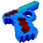 MINECRAFT FIGURKI ALEX ZOMBIE ZŁOTA ZBROJA ZESTAW 10w1 PISTOLET AKCESORIA