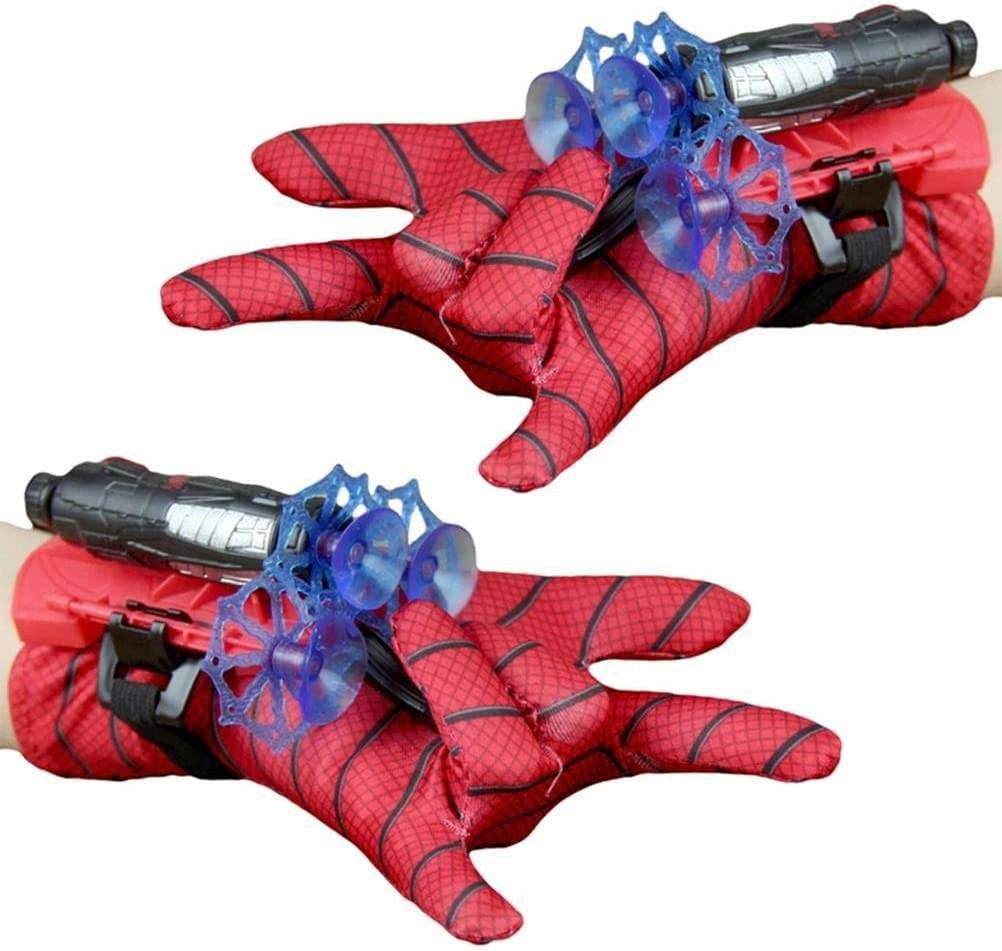 SPIDERMAN MEGA ZESTAW 5w1 FIGURKA 2x RĘKAWICA WYRZUTNIA SIECI MASKA KOSTIUM