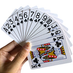 KARTY DO GRY W POKERA MAKAO 55 SZTUK RODZINNA GRA KARCIANA TALIA KART