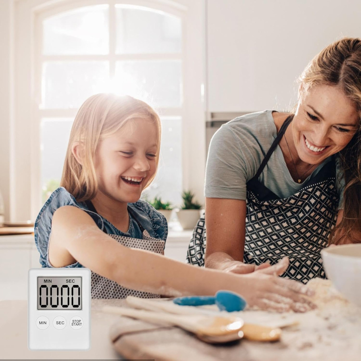 MINUTNIK KUCHENNY TIMER CZASOMIERZ CYFROWY NA MAGNES STOPER TIMER LCD LED