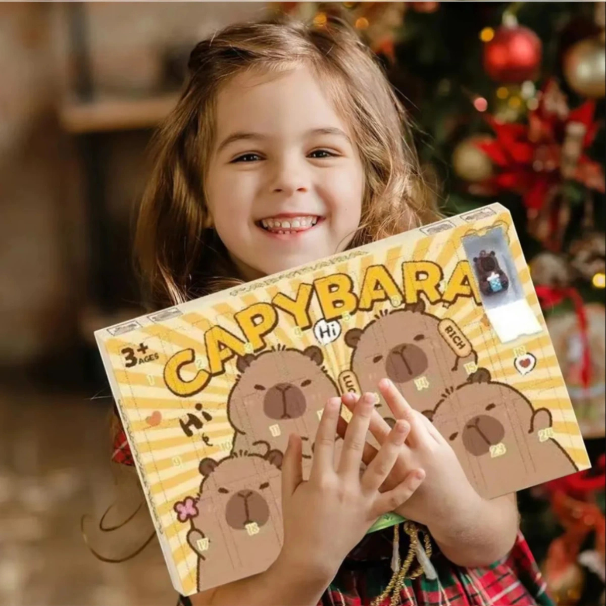 FIGURKA KAPIBARA ZESTAW FIGUREK NIESPODZIANKA CAPYBARA 24 SZTUKI KOLEKCJA