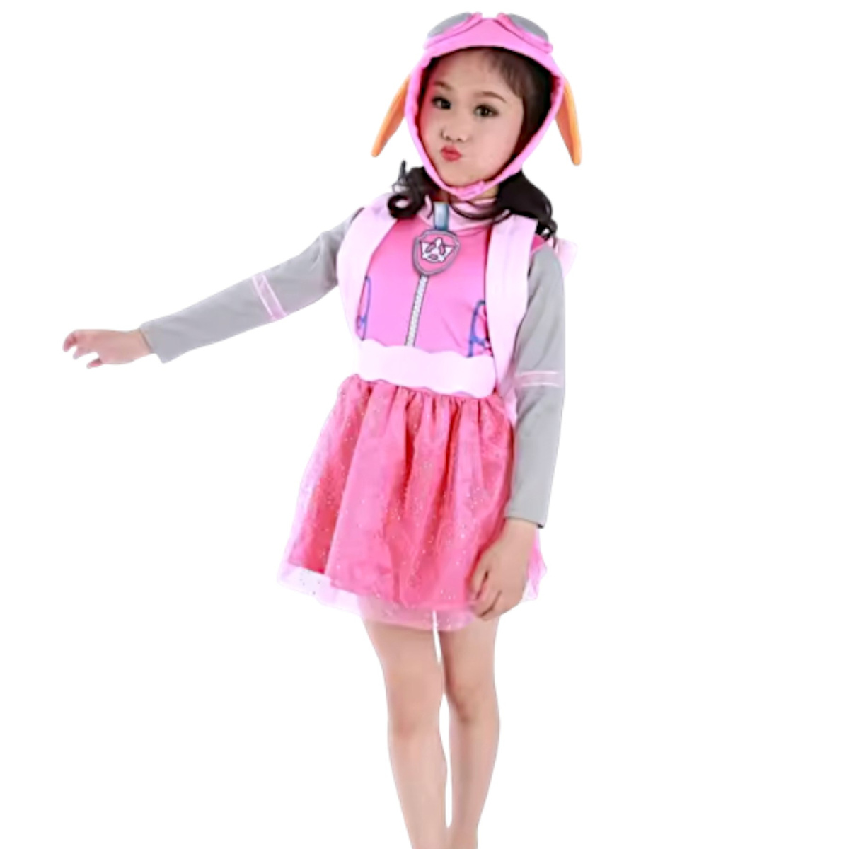 PSI PATROL STRÓJ SKYE KOSTIUM DLA DZIEWCZYNKI NA IMPREZĘ SUKIENKA L