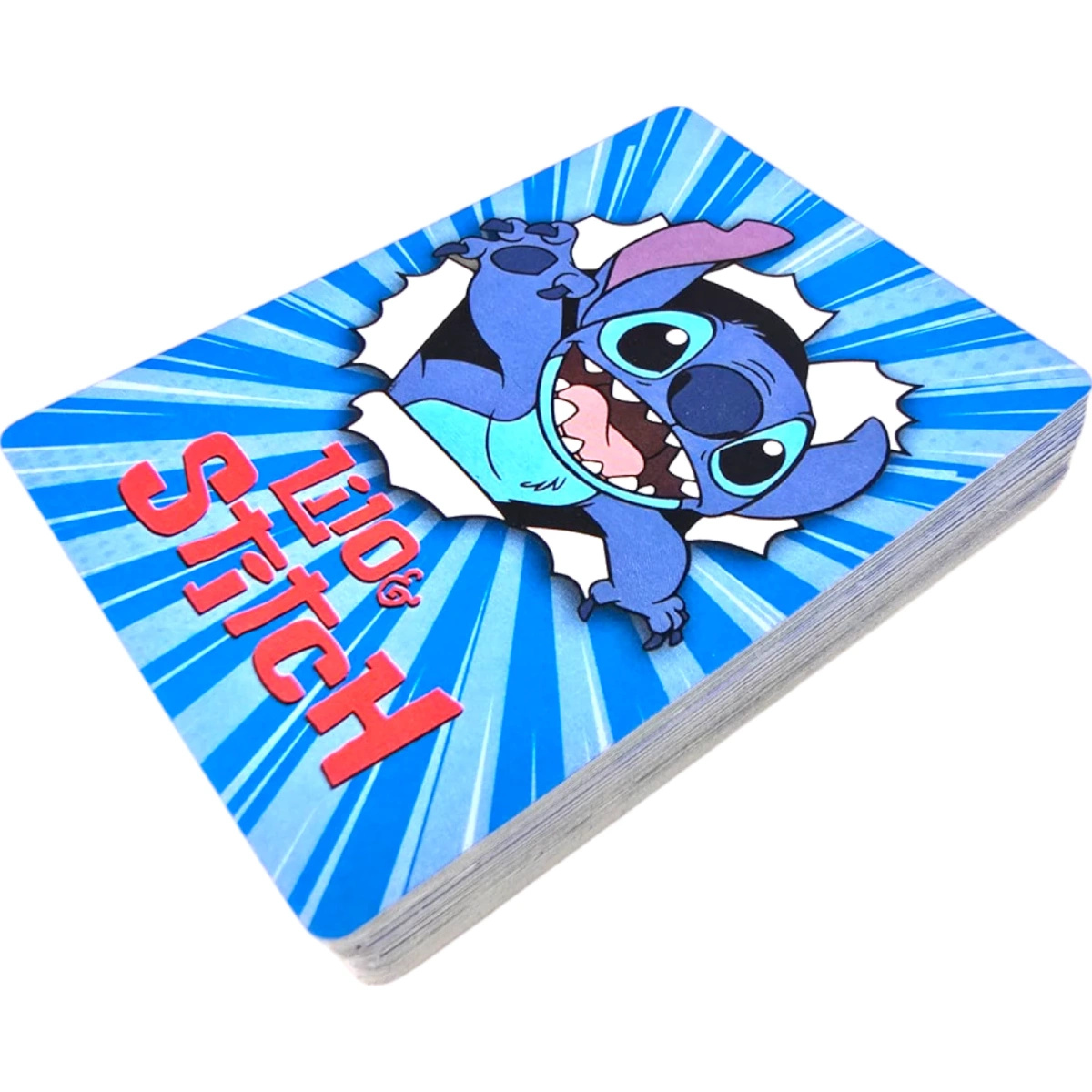 LILO I STICH KARTY KOLEKCJONERSKIE SPECJALNE DO GRY 45 KART + ETUI PUDEŁKO