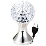 LAMPKA LED OBROTOWA DEKORACYJNY PROJEKTOR OBROTOWY ŚWIECI LED 18CM KULA