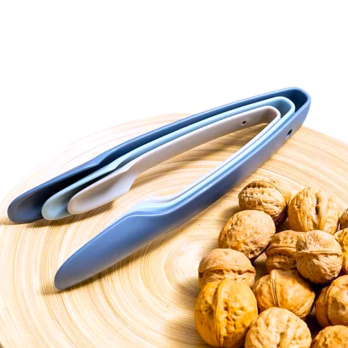 SZCZYPCE KUCHENNE DO SAŁATEK ZESTAW 3 SZCZYPIEC KUCHENNYCH NESTING SKŁADANE