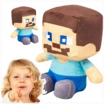 DUŻA MASKOTKA STEVE MINECRAFT PRZYTULANKA PLUSZAK LUDEK Z GRY MIĘKKA POSTAĆ