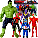 AVENGERS - ZESTAW 5 FIGUREK SUPERBOHATERÓW + AKCESORIA MARVEL