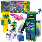 MINECRAFT DUŻY ZESTAW FIGUREK DO ZABAWY FIGURKA Z GRY 5 SZTUK FIGUREK 5w1