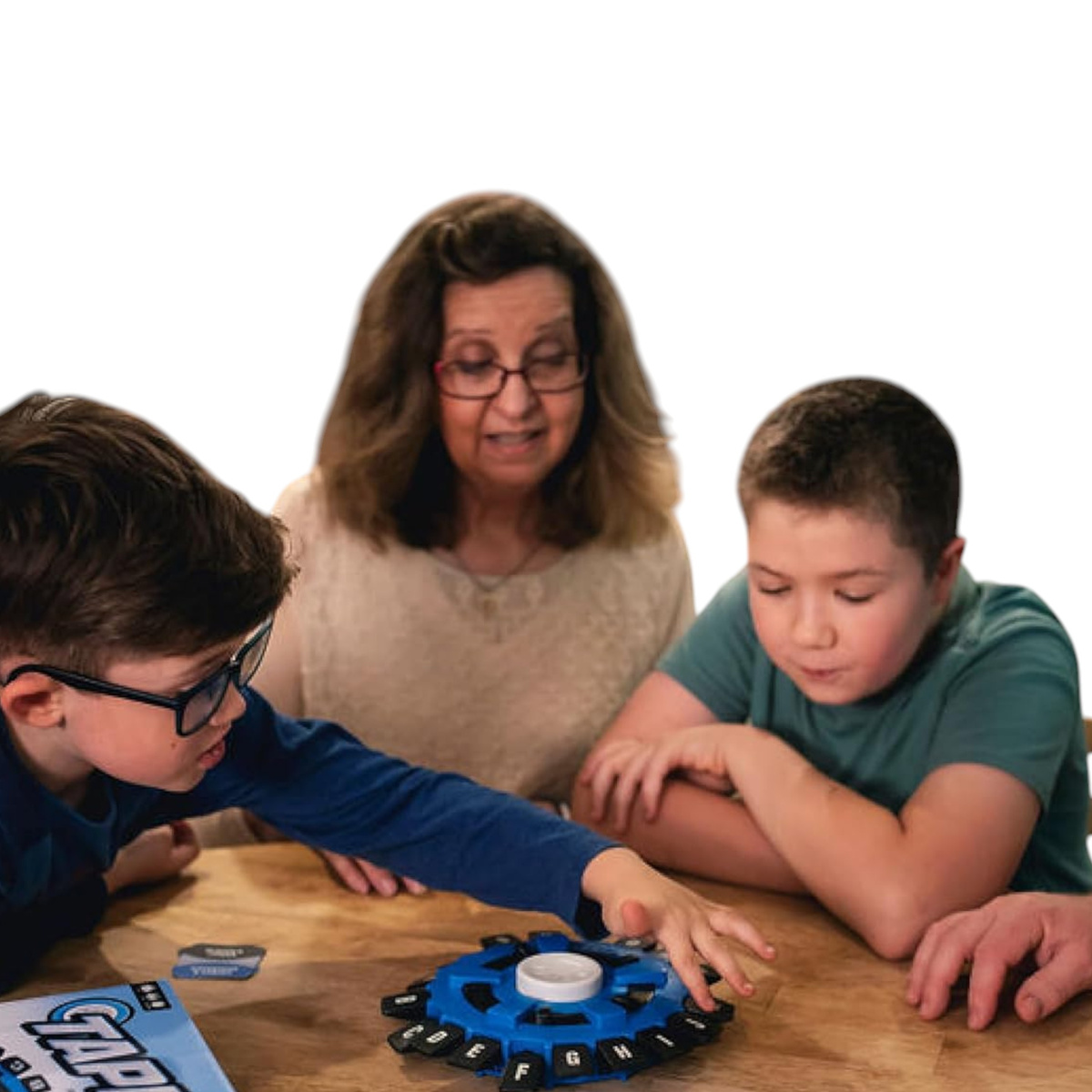 TAPPLE GRA SŁOWNA EDUKACYJNA KREATYWNA ZABAWA GRA RODZINNA 36 KART LITERKI