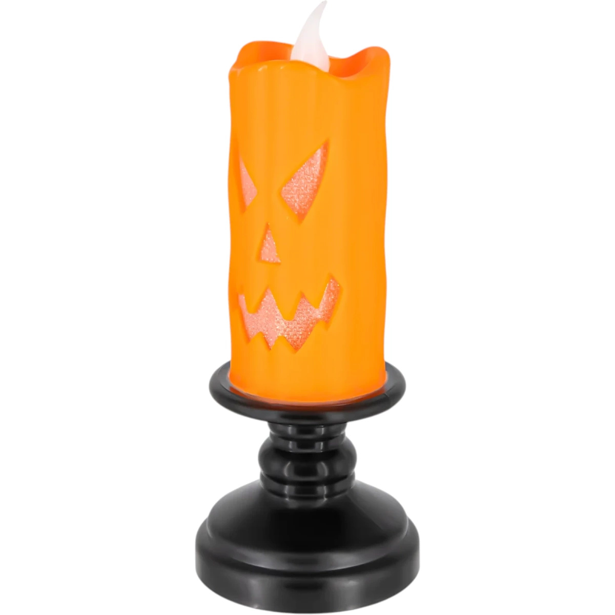 LAMPKA ELEKTRYCZNA NA HALLOWEEN OZDOBA ŚWIECZKA DYNIA ŚWIECA LED 13CM