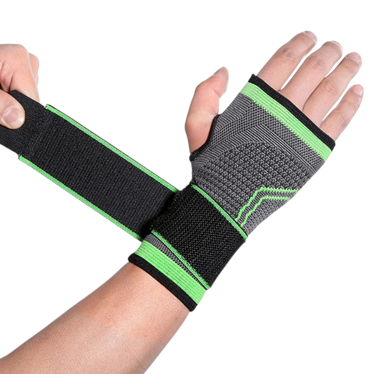 STABILIZATOR NADGARSTKA OPASKA NA NADGARSTEK ELASTYCZNA USZYTWNIACZ DŁONI