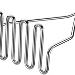 TŁUCZEK PRASKA DO ZIEMNIAKÓW PUREE OGRĄGŁY UGNIATACZ UBIJAK METALOWY 24CM