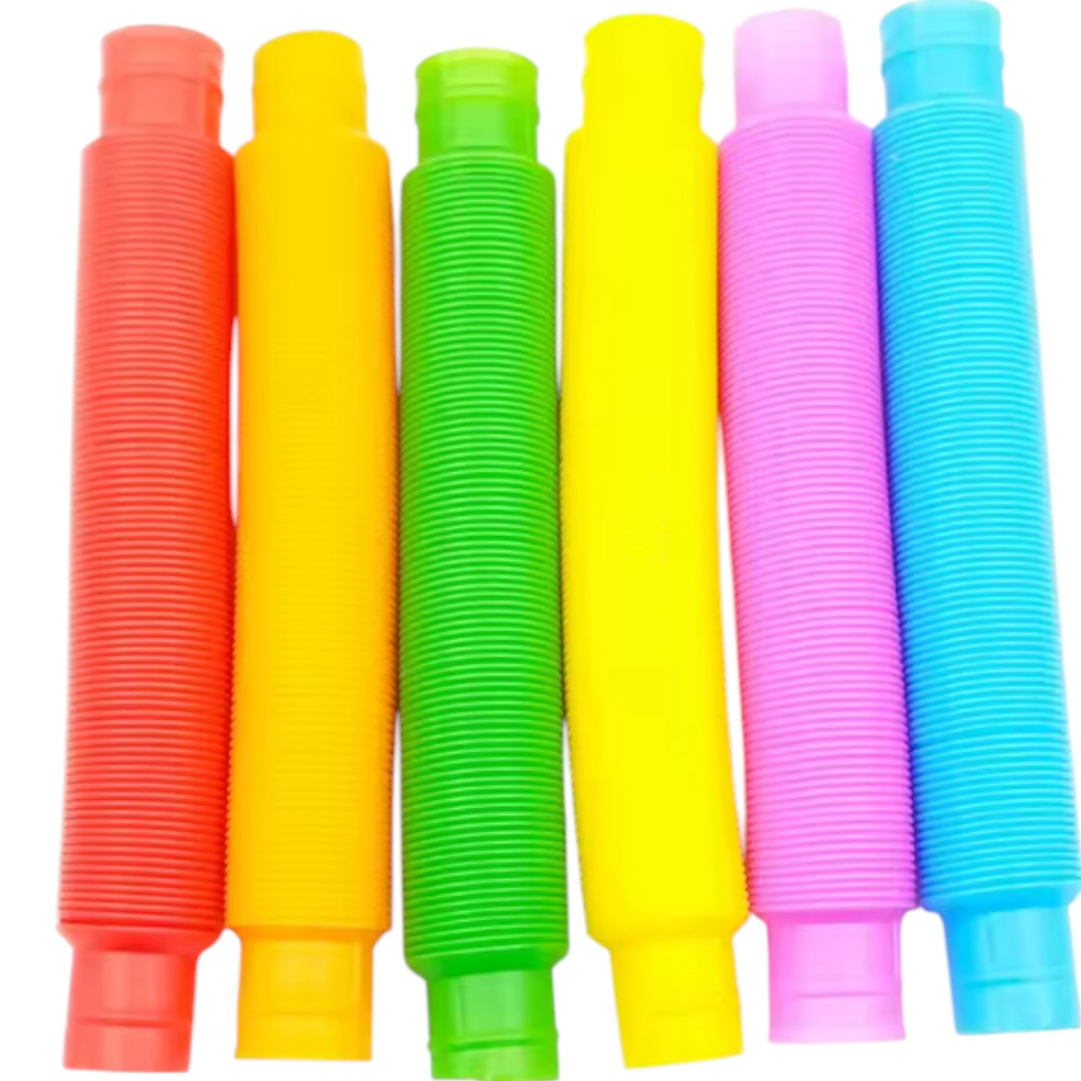 DUŻA RURKA ANTYSTRESOWA SENSORYCZNA GNIOTEK RURA POP TUBE XXL MEGA ROZCIĄGLIWA - ZESTAW 8 SZTUK