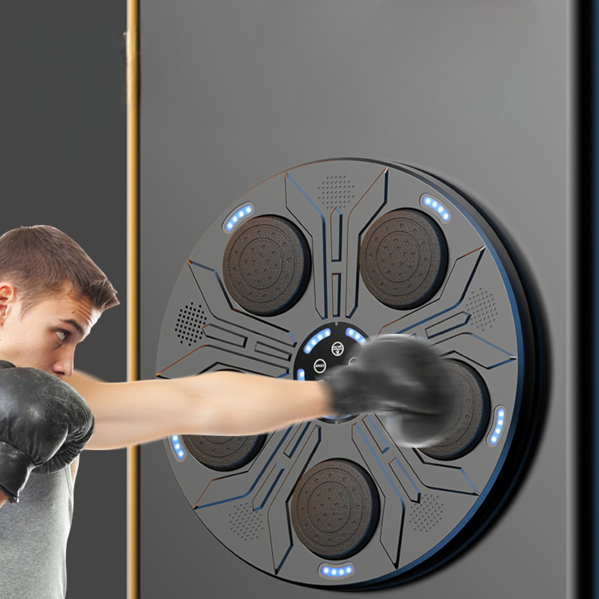 MUSIC BOXING MACHINE BLUETOOTH TRENINGOWA TARCZA BOKSERSKA ZRĘCZNOŚCIOWA 