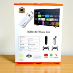 PRZENOŚNA KONSOLA RETRO HDMI 8K EMULATOR GRA 2 PADY 20000 GIER ANDROID TV