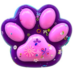 GNIOTEK ANTYSTRESOWY KOCIA ŁAPKA Z POSYPKĄ ZABAWKA SENSORYCZNA ANTYSTRESOWA