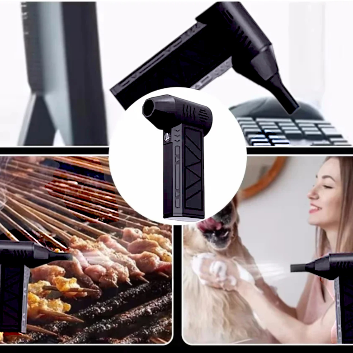 MINI DMUCHAWA WIELOFUNKCYJNA TURBO JET FAN WENTYLATOR DMUCHAWA ELEKTRYCZNA