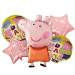 ŚWINKA PEPPA Balony Zestaw Urodzinowy 1 Roczek