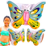 RĘKAWKI DMUCHANE DO NAUKI PŁYWANIA DO WODY NA BASEN PŁYWACZKI MOTYL DZIECI