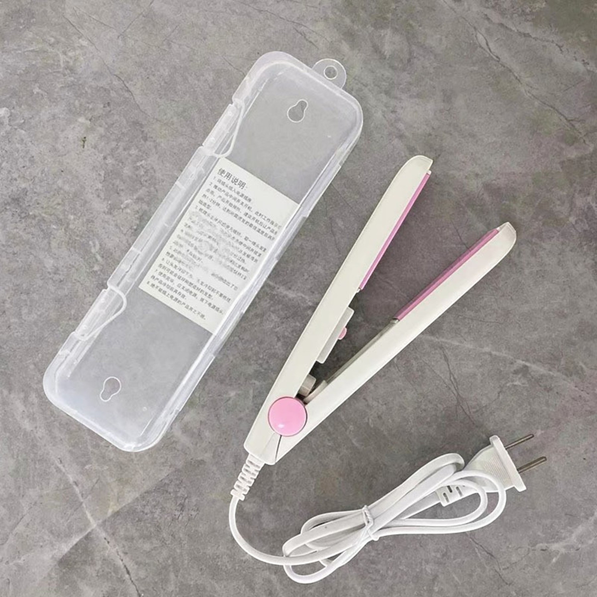 MINI PROSTOWNICA DO WŁOSÓW PRZENOŚNA PODRÓŻNA CERAMICZNA MAŁA TURYSTYCZNA