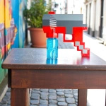 MINECRAFT – PISTOLET DO BANIEK MYDLANYCH ZABAWKA DLA DZIECI GADŻETY DLA GRACZY
