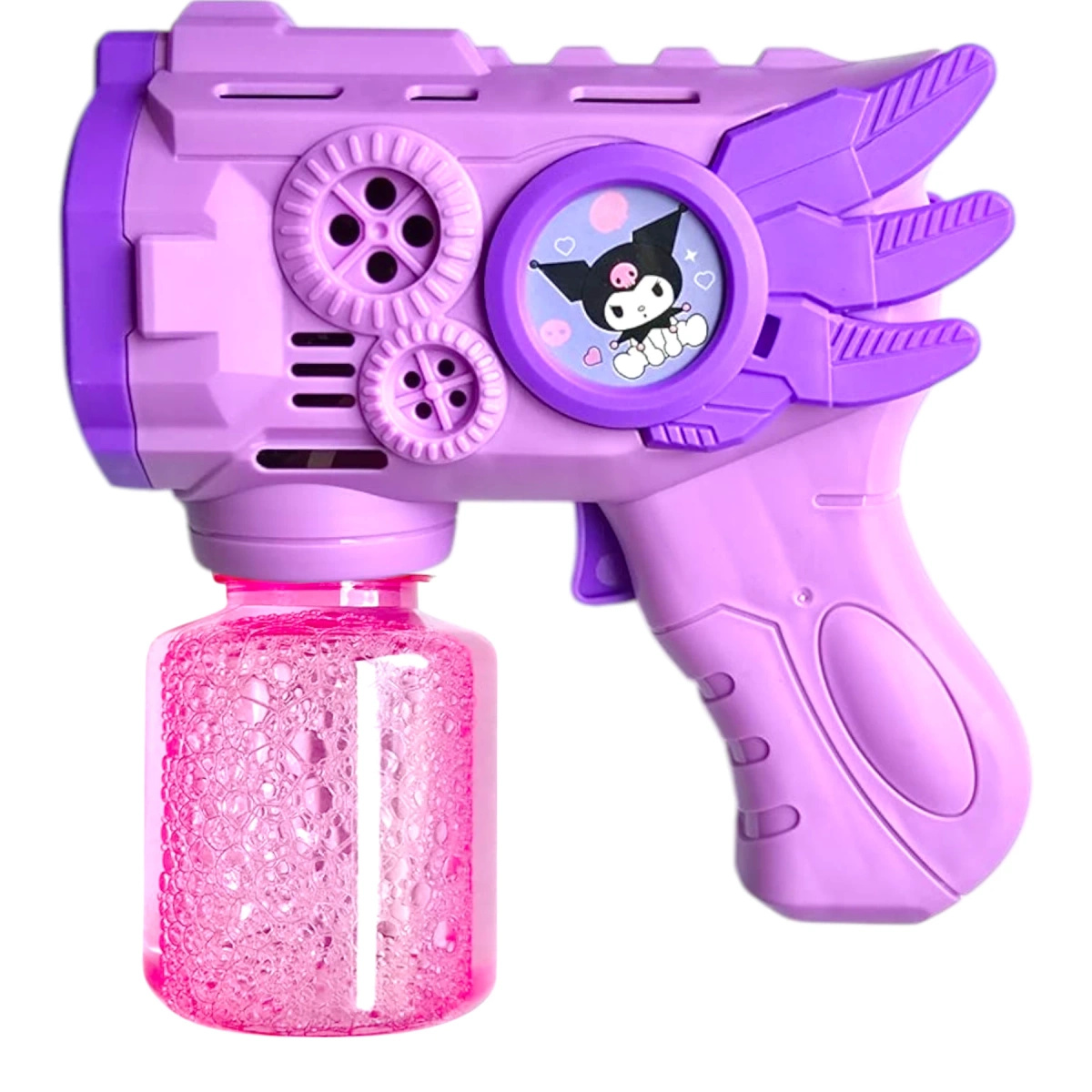 KUROMI – PISTOLET DO BANIEK MYDLANYCH ZABAWKA DLA DZIECI AUTOMATYCZNY GENERATOR BANIEK
