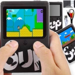 MINI KONSOLA RETRO PRZENOŚNA GRA 400 GIER NA TV KOLOROWE GIERKI GAME BOX