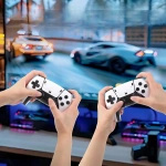 MEGA ZESTAW PROJEKTOR RZUTNIK ANDROID + KONSOLA RETRO 2x PAD 