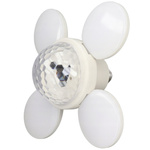 LAMPA LED SUFITOWA OBROTOWA INTELIGENTNA ŻARÓWKA GŁOŚNIK BLUETOOTH PILOT