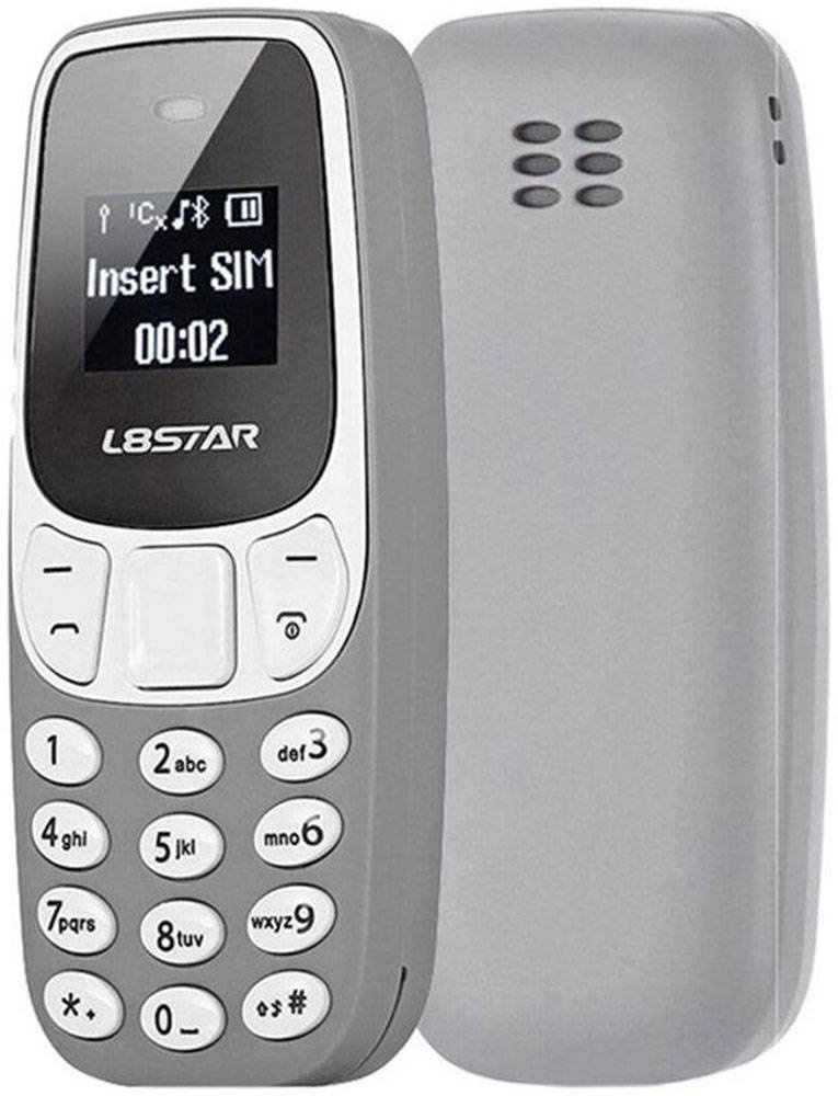 Mini Telefon komórkowy BM10 DualSIM Szary