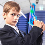 MINECRAFT Zestaw Pistolet + Siekiera Pixel