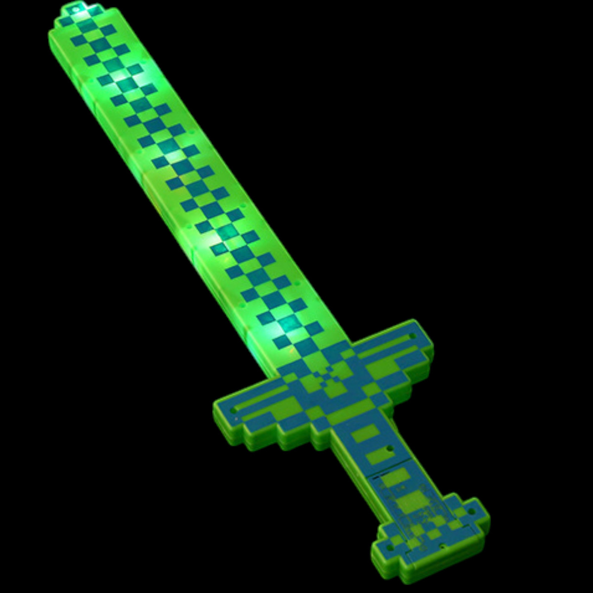 PIKSELOWY MIECZ ŚWIETLNY Z GRY DŁUGI DŹWIĘK ŚWIECI GRAFIKA KOLOROWY LED