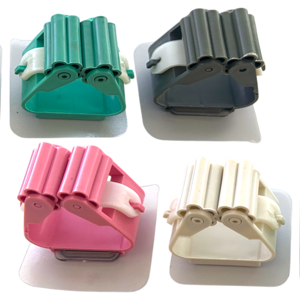 WIESZAK SAMOPRZYLEPNY UCHWYT NA SZCZOTKĘ MOPA KIJA BEZ WIERCENIA ŚCIENNY